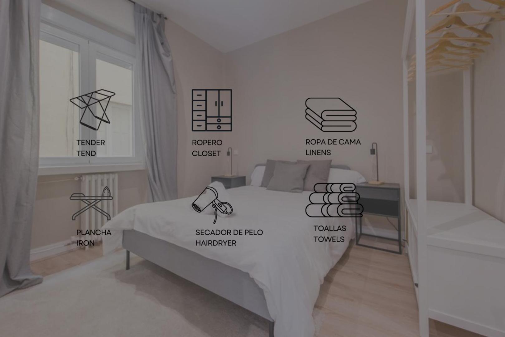 Downtown Apt Para 7Pax La Latina,Centro De Madrid Ngoại thất bức ảnh